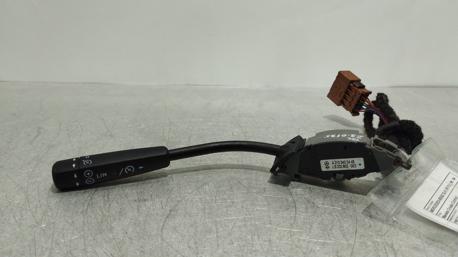 Commodo Cruise Crontrol MERCEDES-BENZ SLK (R170) | 96 - 04