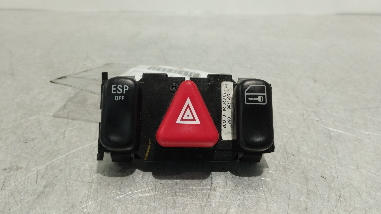 Avertissement MERCEDES-BENZ SLK (R170) | 96 - 04