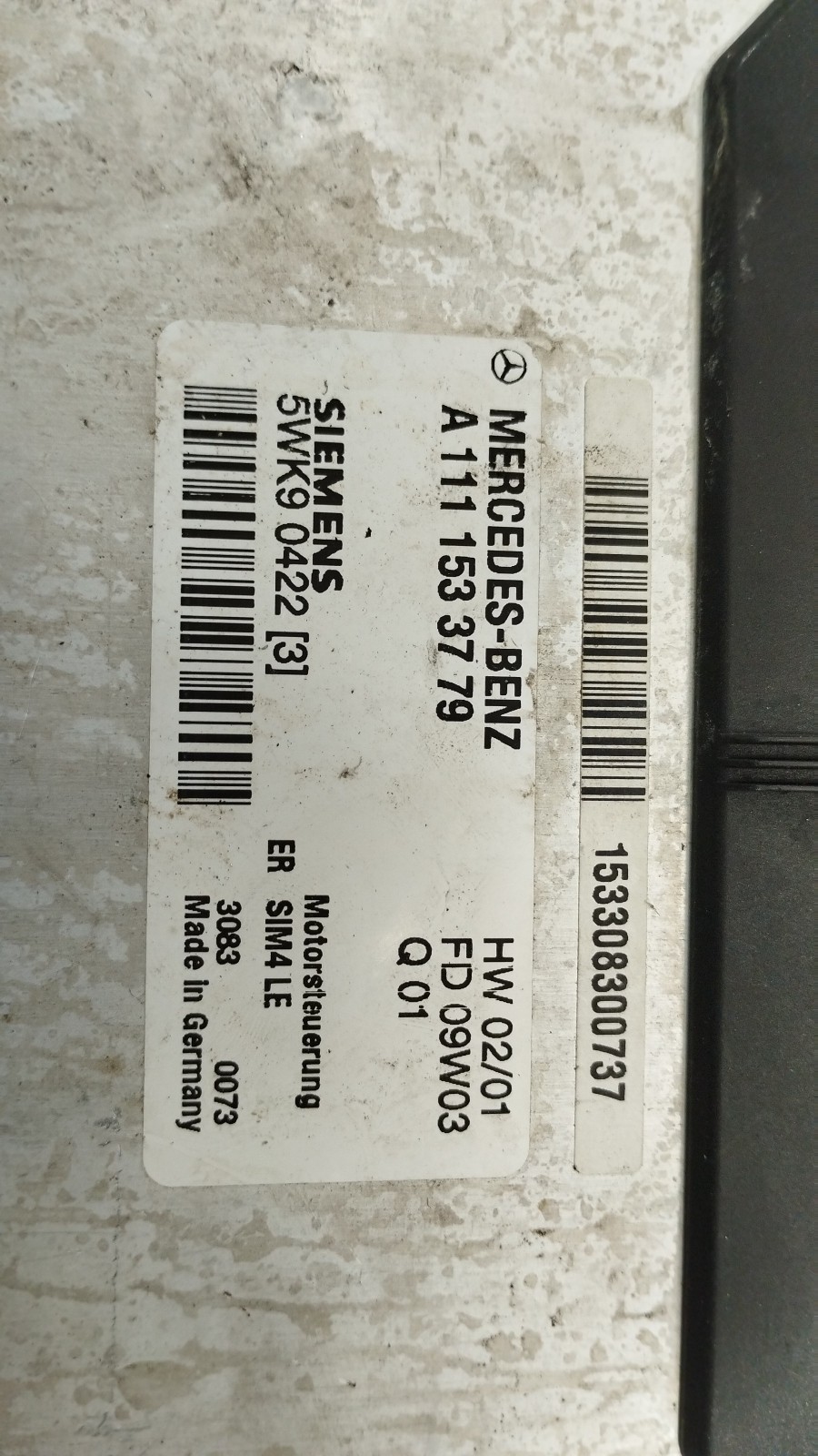 Calculateur moteur MERCEDES-BENZ SLK (R170) | 96 - 04 Imagem-2