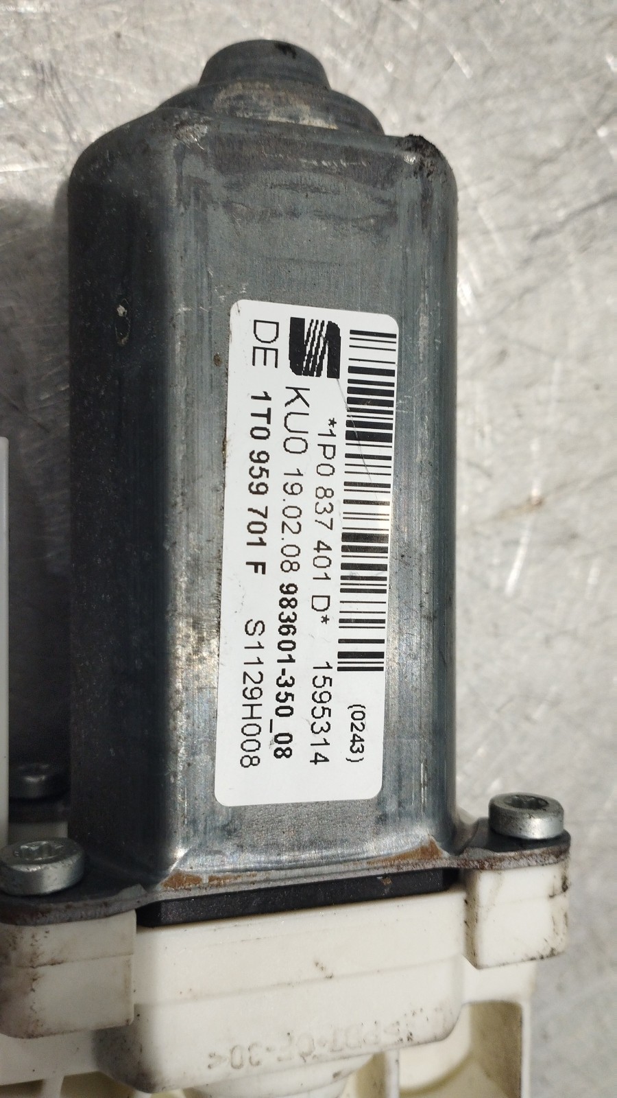 Motor eléctrico de la ventana delantera izquierda SEAT LEON (1P1) | 05 - 13 Imagem-2