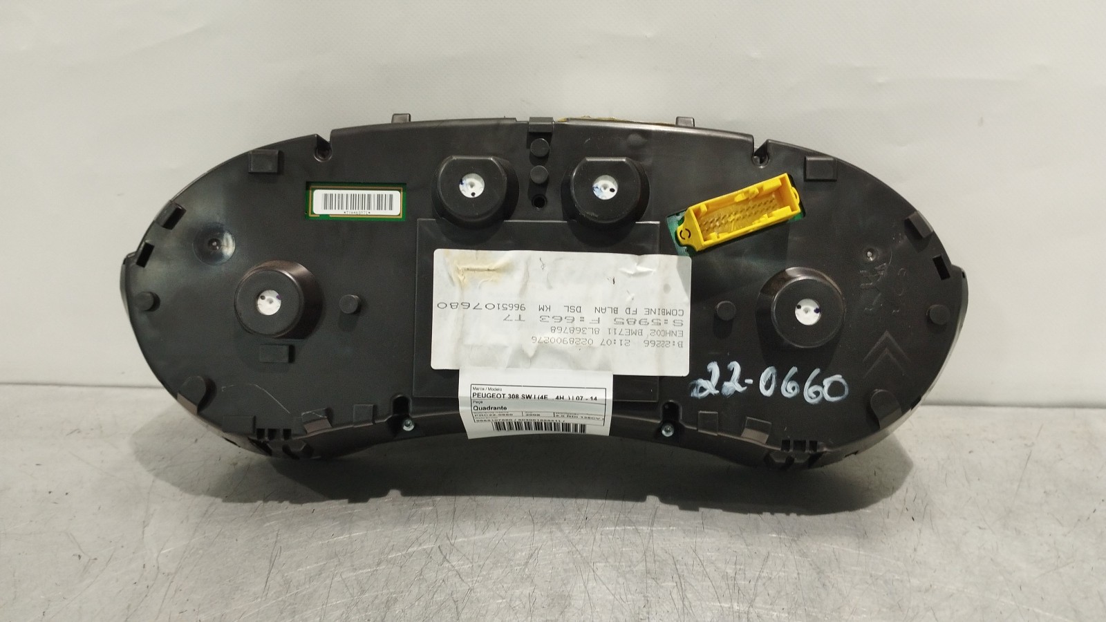 Compteur PEUGEOT 308 SW I (4E_, 4H_) | 07 - 14 Imagem-1