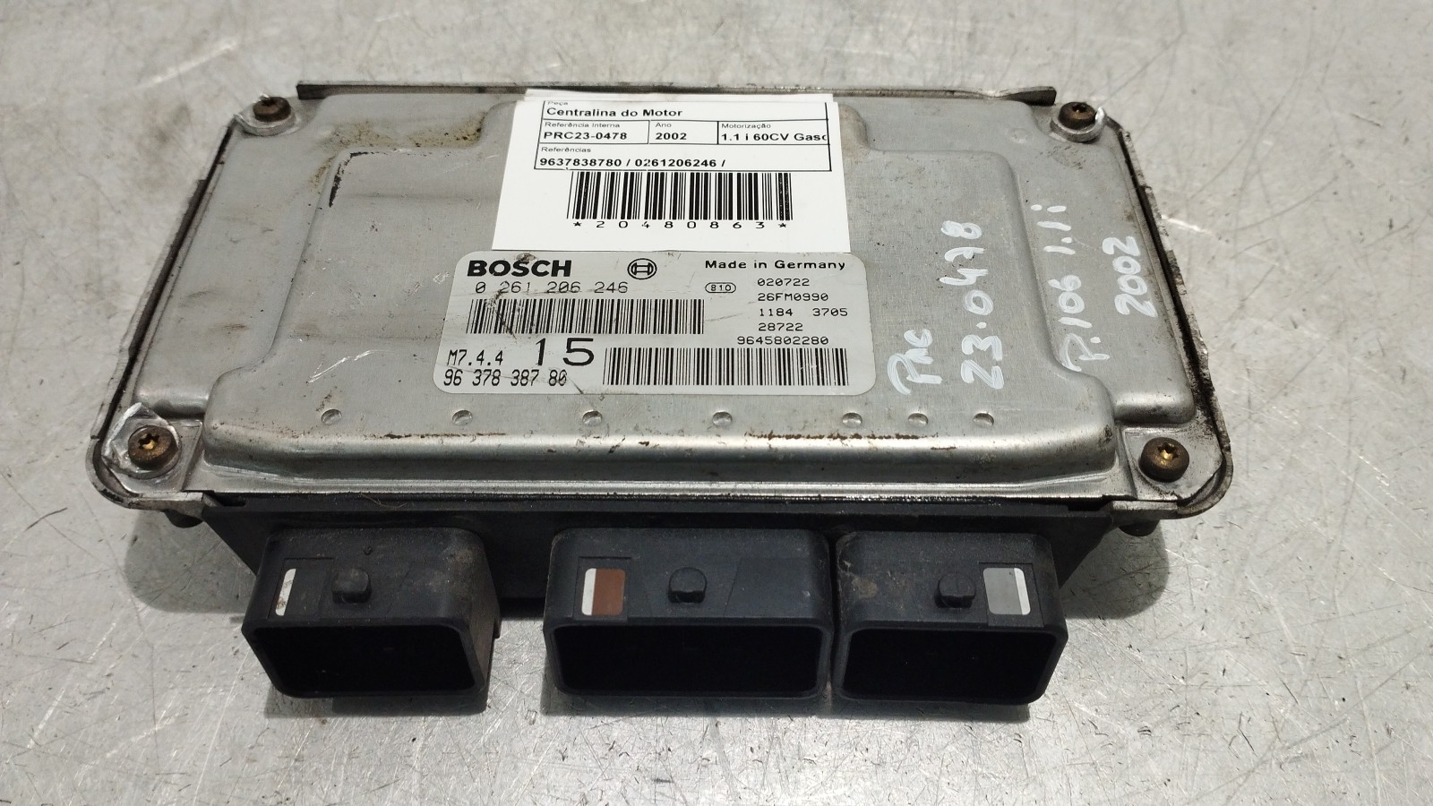 Calculateur moteur PEUGEOT 106 II (1A_, 1C_) | 96 - 05 Imagem-0