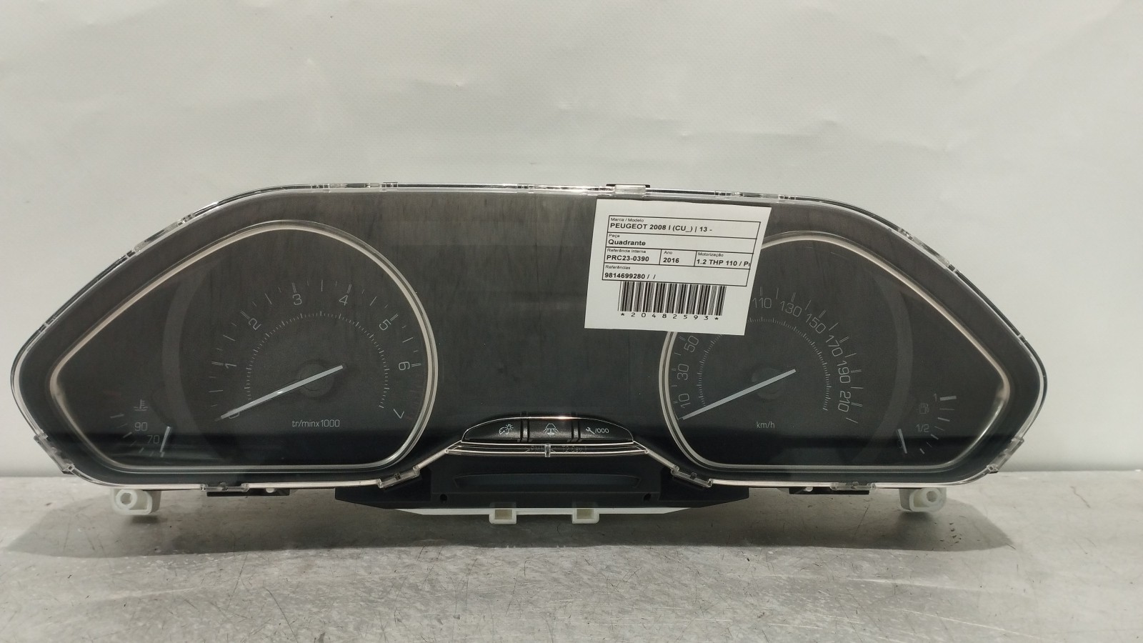 Quadrante PEUGEOT 2008 I (CU_) | 13 - 