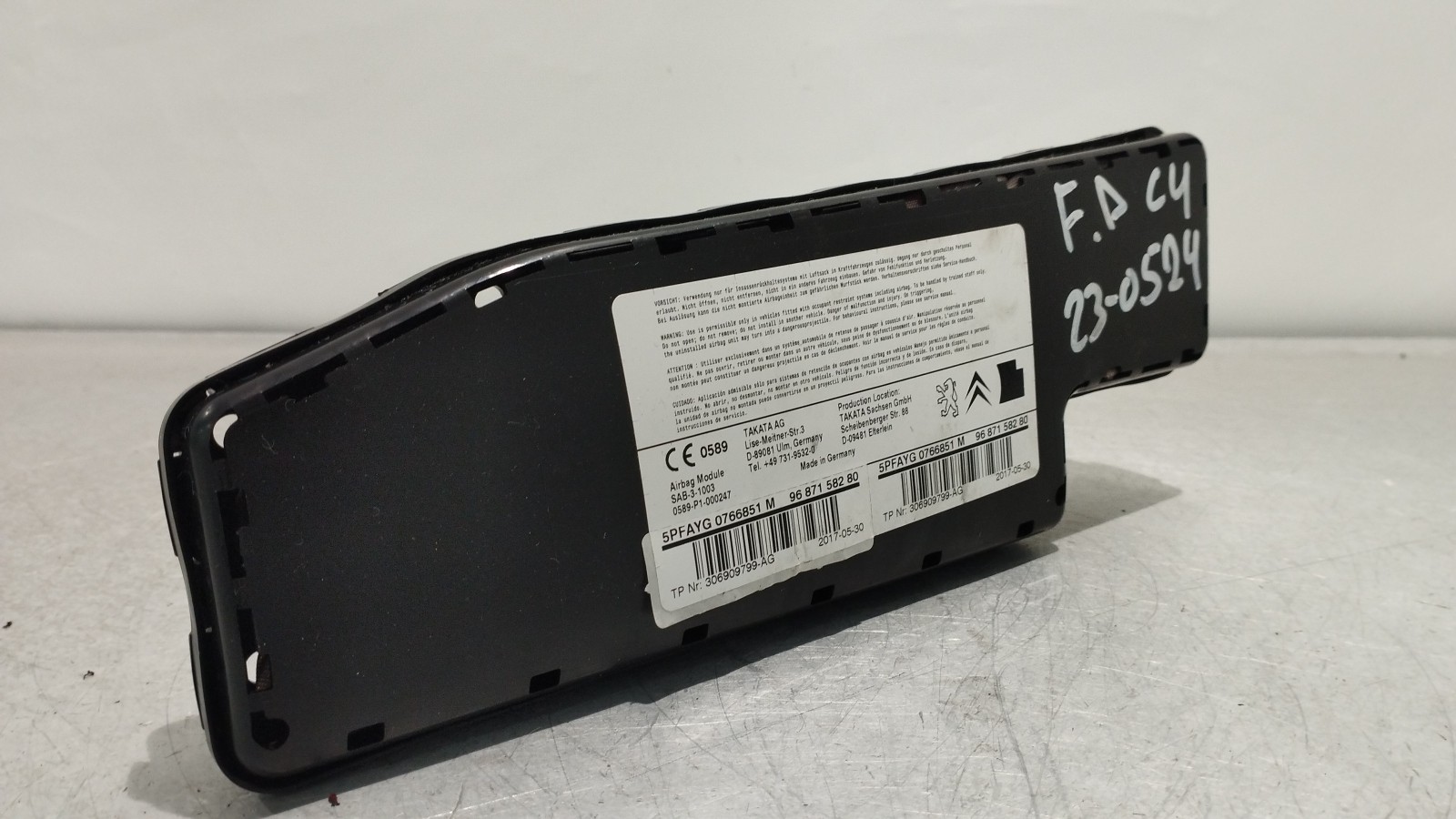 Airbag Banco Dto (20484674).