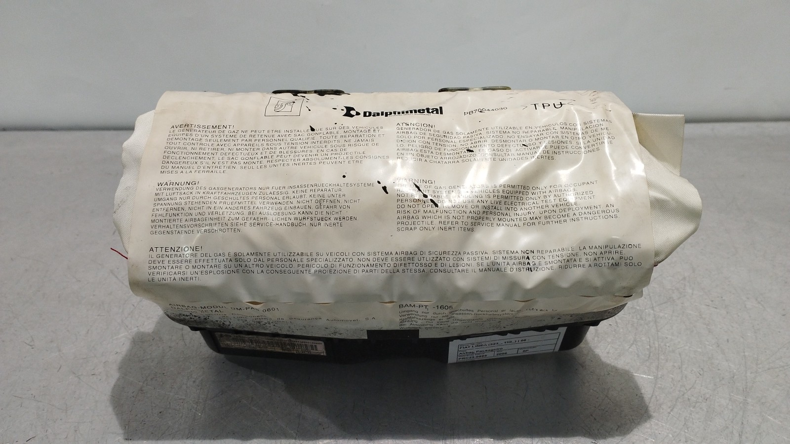 Kit Airbags FIAT LINEA (323_, 110_) | 06 -  Imagem-0