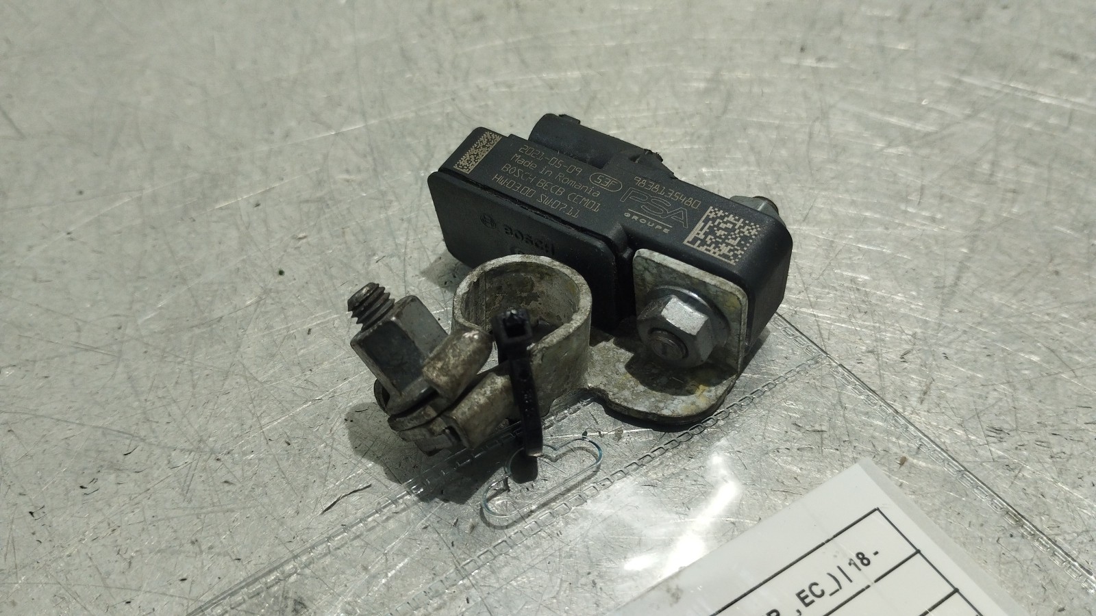 Borne négative de la batterie CITROEN BERLINGO (ER_, EC_) | 18 - 