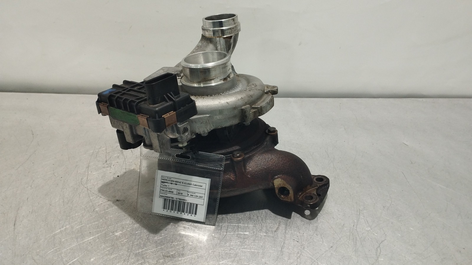 Turbocompresseur MERCEDES-BENZ E-CLASS Cabriolet (A207) | 10 - 16