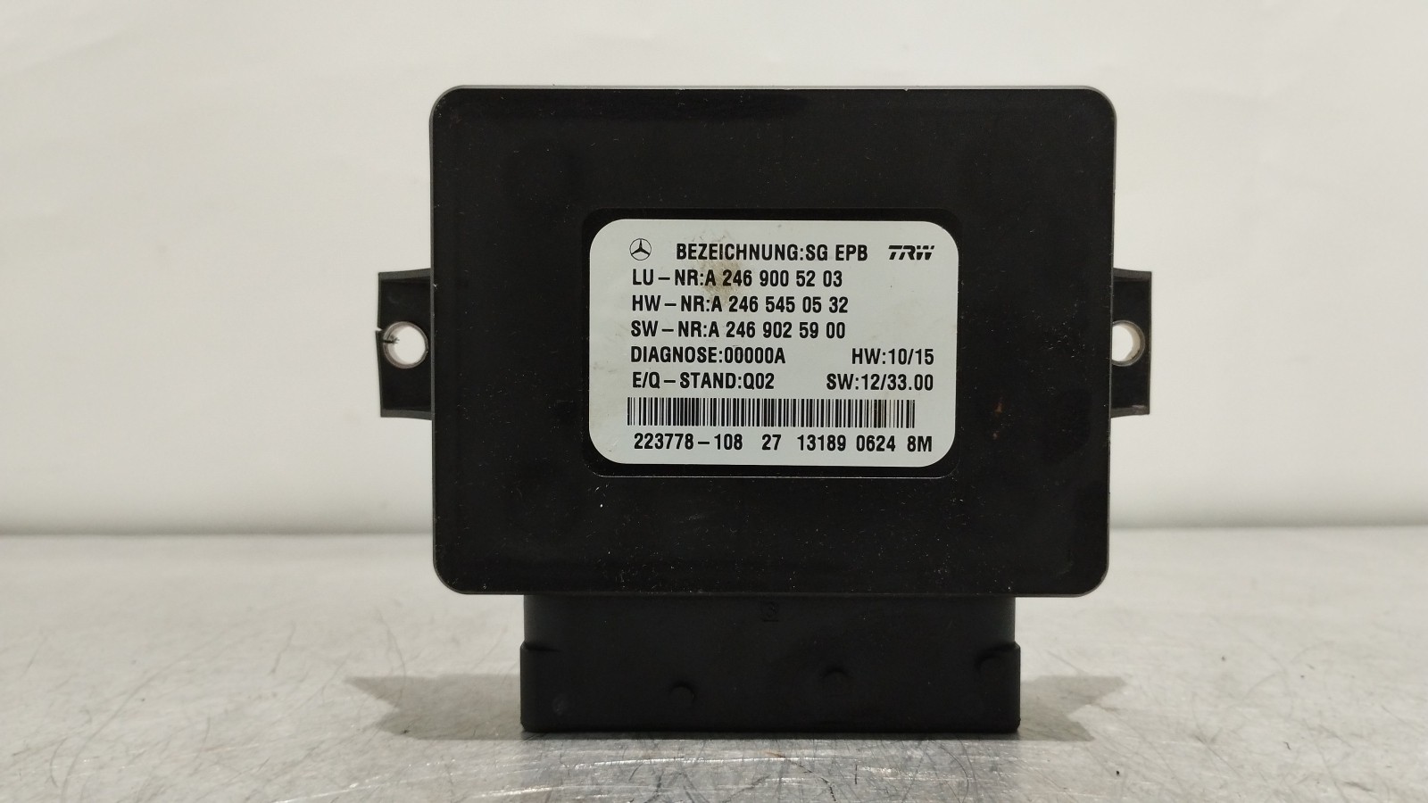 Module de freinage électrique MERCEDES-BENZ CLA Coupé (C117) | 13 - 19