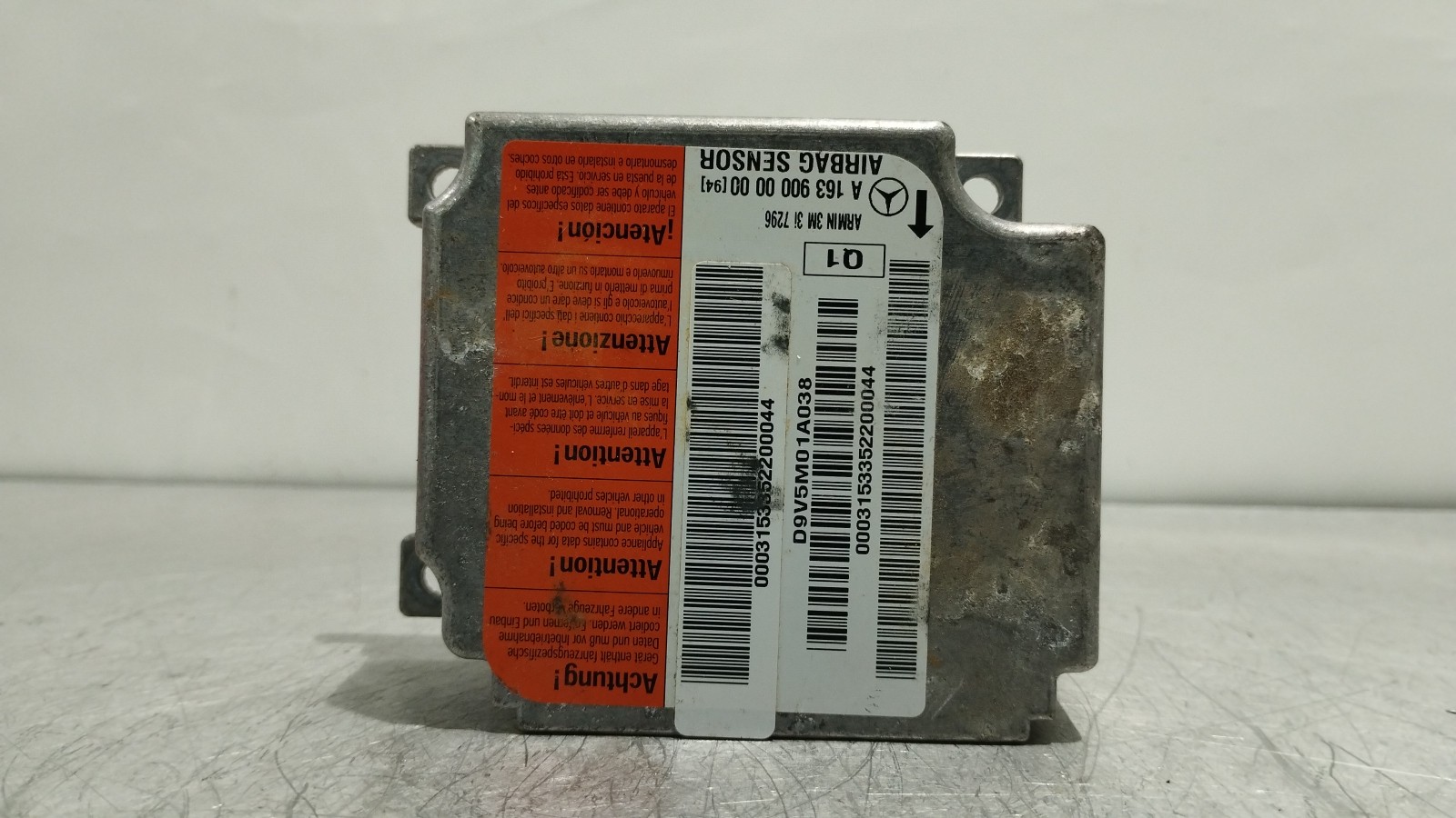 Calculateur d´airbag MERCEDES-BENZ M-CLASS (W163) | 98 - 05