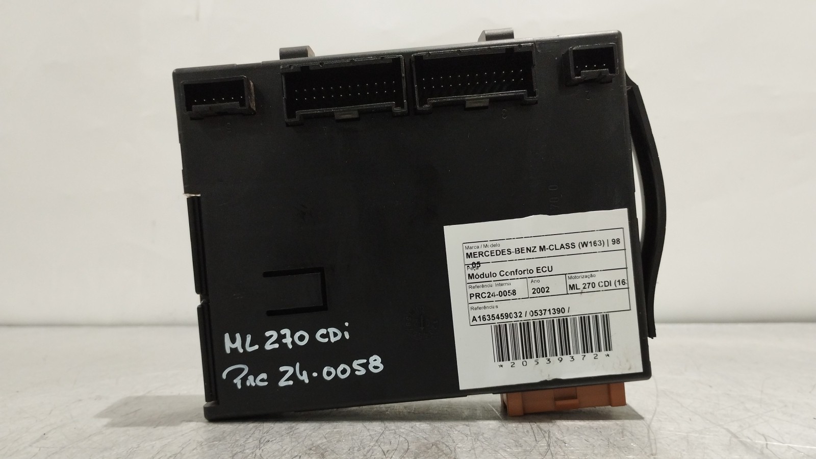 Module de confort du calculateur MERCEDES-BENZ M-CLASS (W163) | 98 - 05 Imagem-1