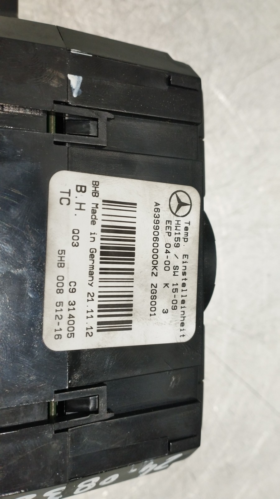 Commande Chauffage MERCEDES-BENZ VITO / MIXTO Caixa (W639) | 03 -  Imagem-2
