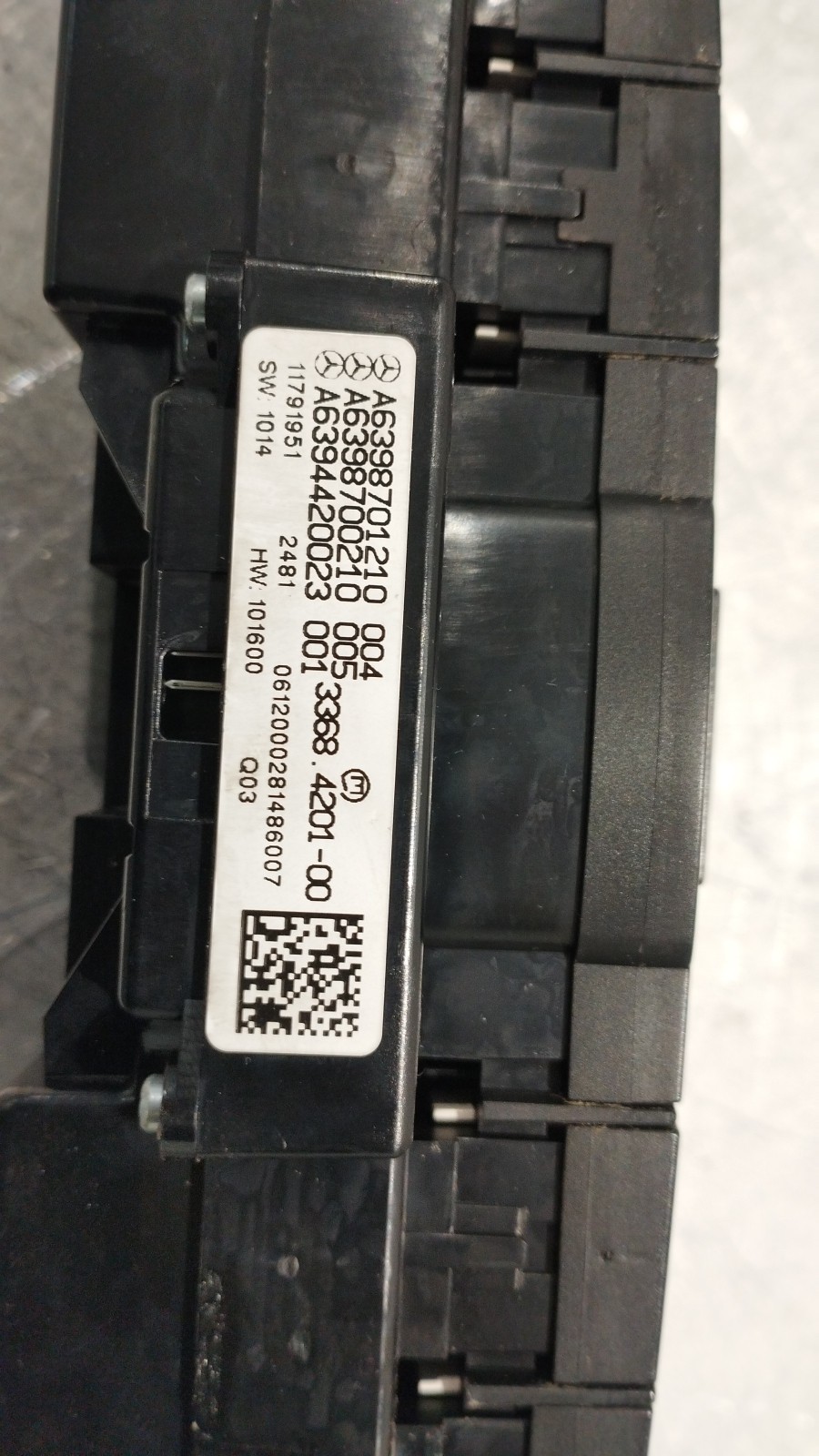 Avertissement MERCEDES-BENZ VITO / MIXTO Caixa (W639) | 03 -  Imagem-2