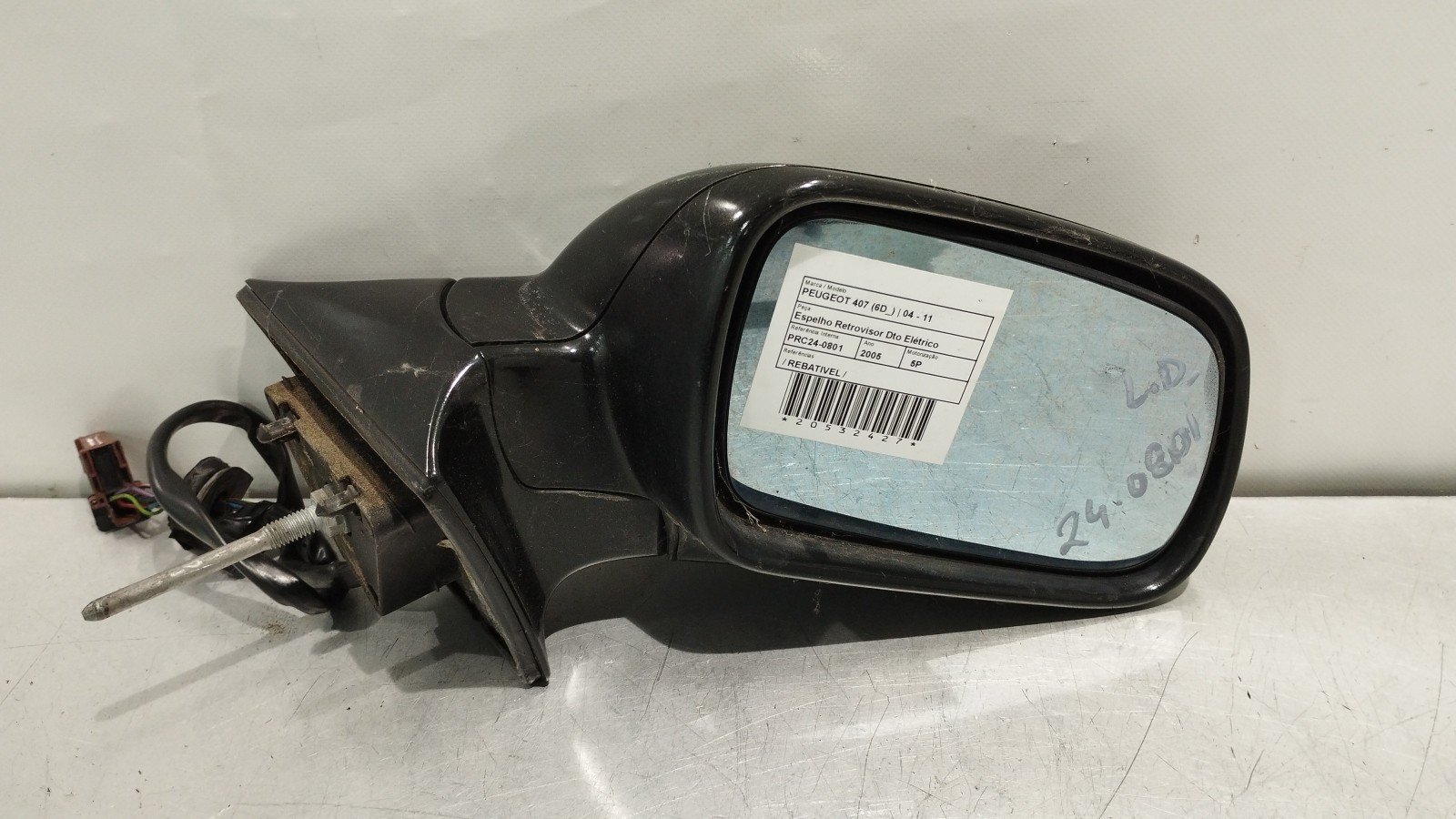 Electric Right Side Mirror PEUGEOT 407 (6D_) | 04 - 11