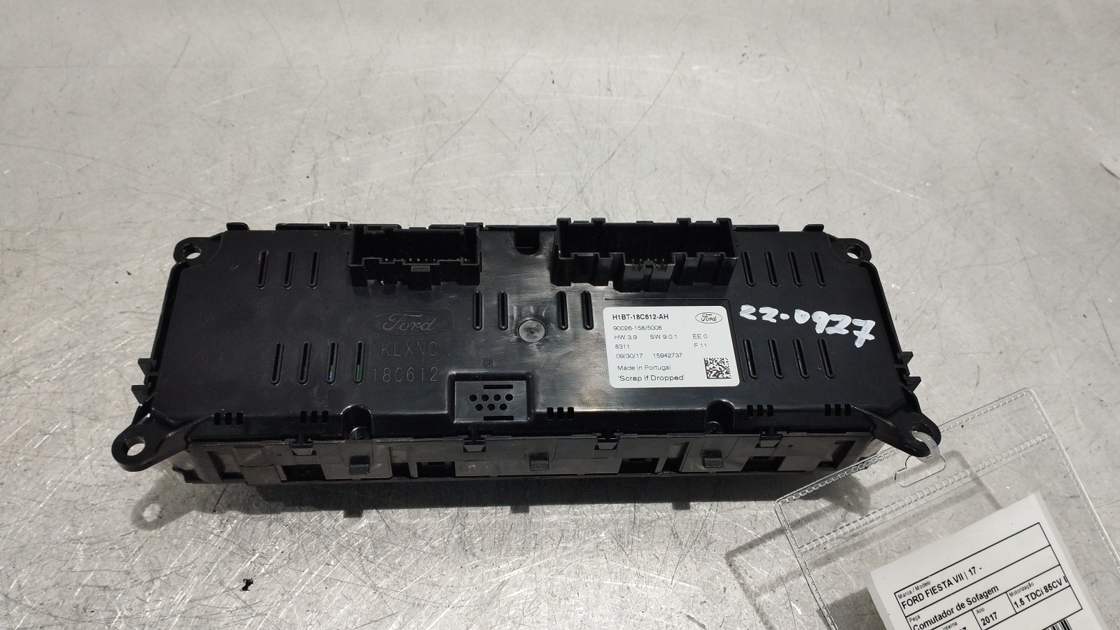 Commande Chauffage FORD FIESTA VII | 17 -  Imagem-1