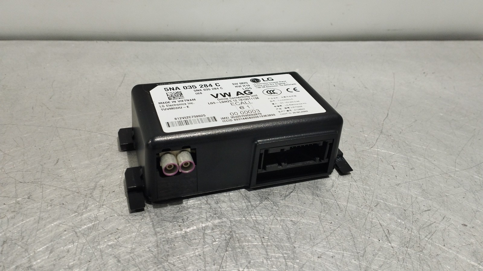 Módulo de Sintonizador GPS VOLKSWAGEN GOLF VII (5G1, BQ1, BE1, BE2) | 12 - 