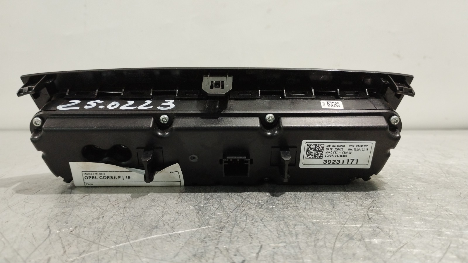 Climate control OPEL CORSA F | 19 -  Imagem-1