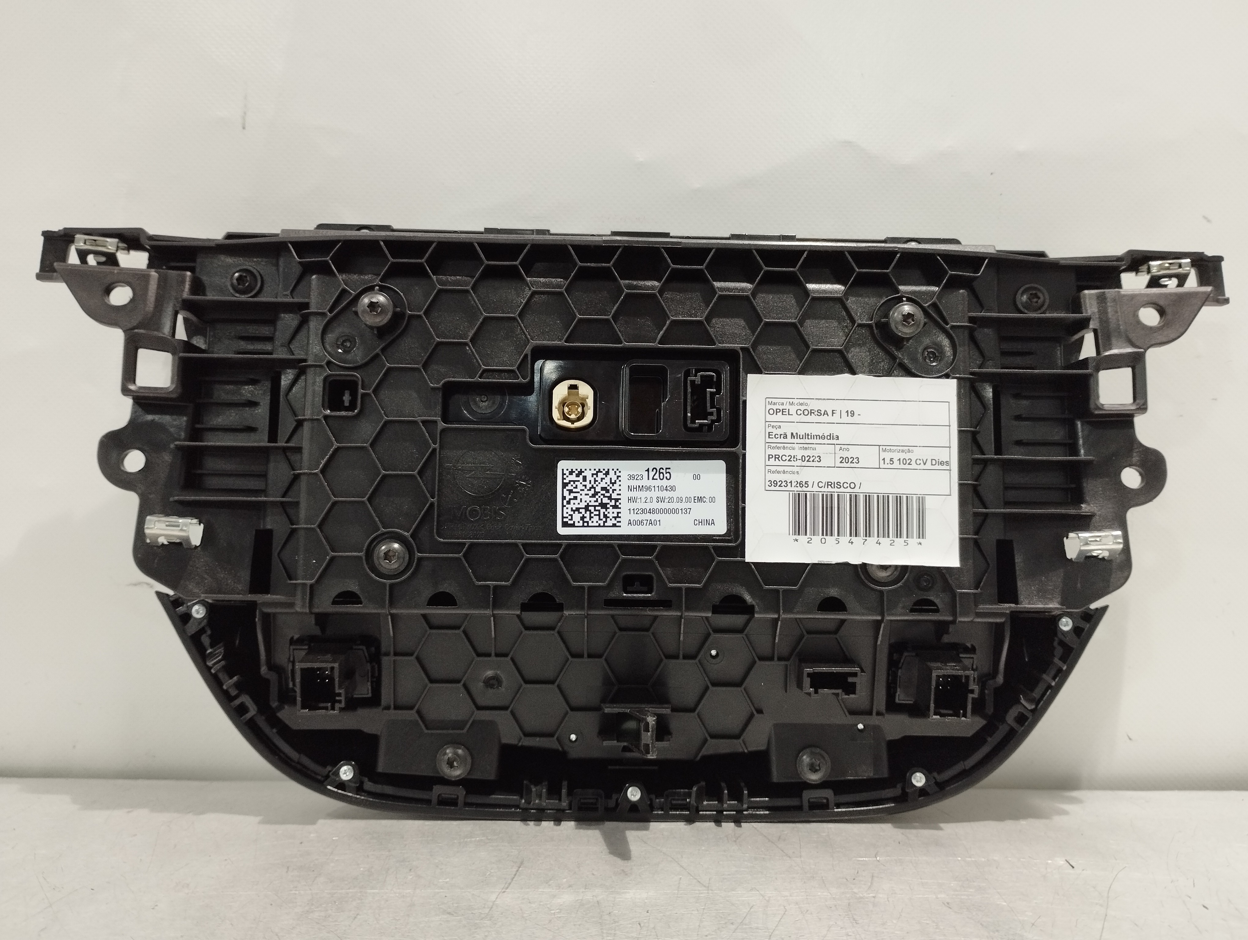 Multifunction display OPEL CORSA F | 19 -  Imagem-1