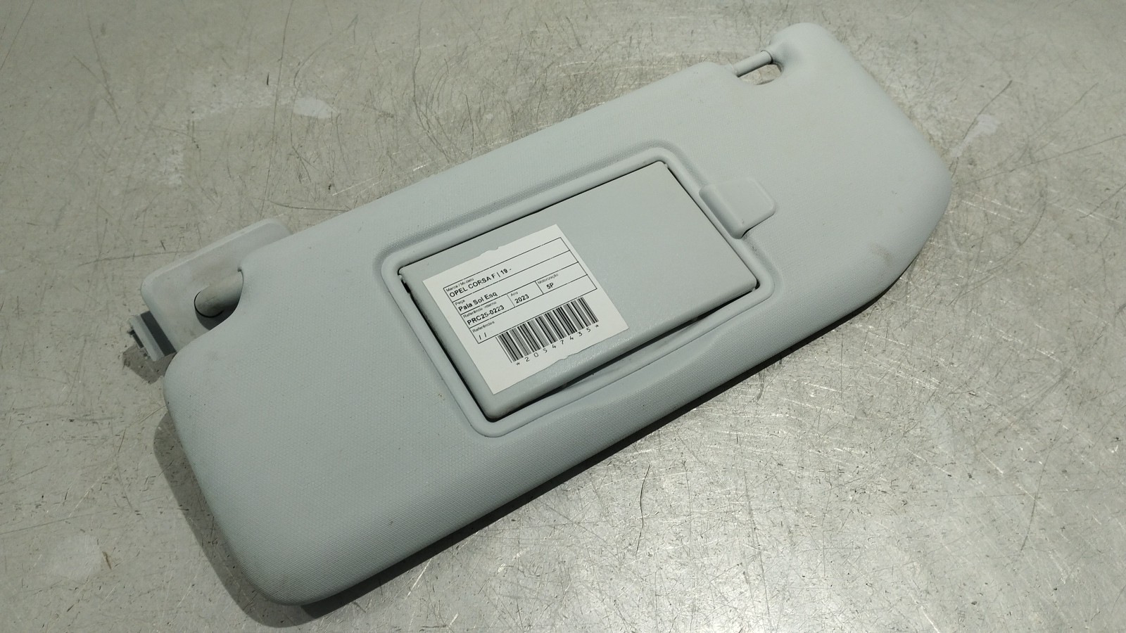 Left sun visor OPEL CORSA F | 19 - 