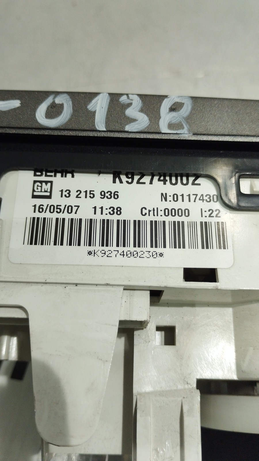 Climate control OPEL MERIVA A Veículo multiuso (X03) | 03 - 10 Imagem-2