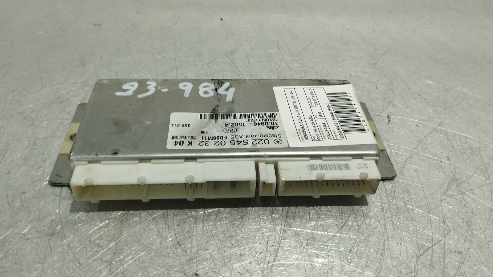 Centralita ABS MERCEDES-BENZ SLK (R170) | 96 - 04
