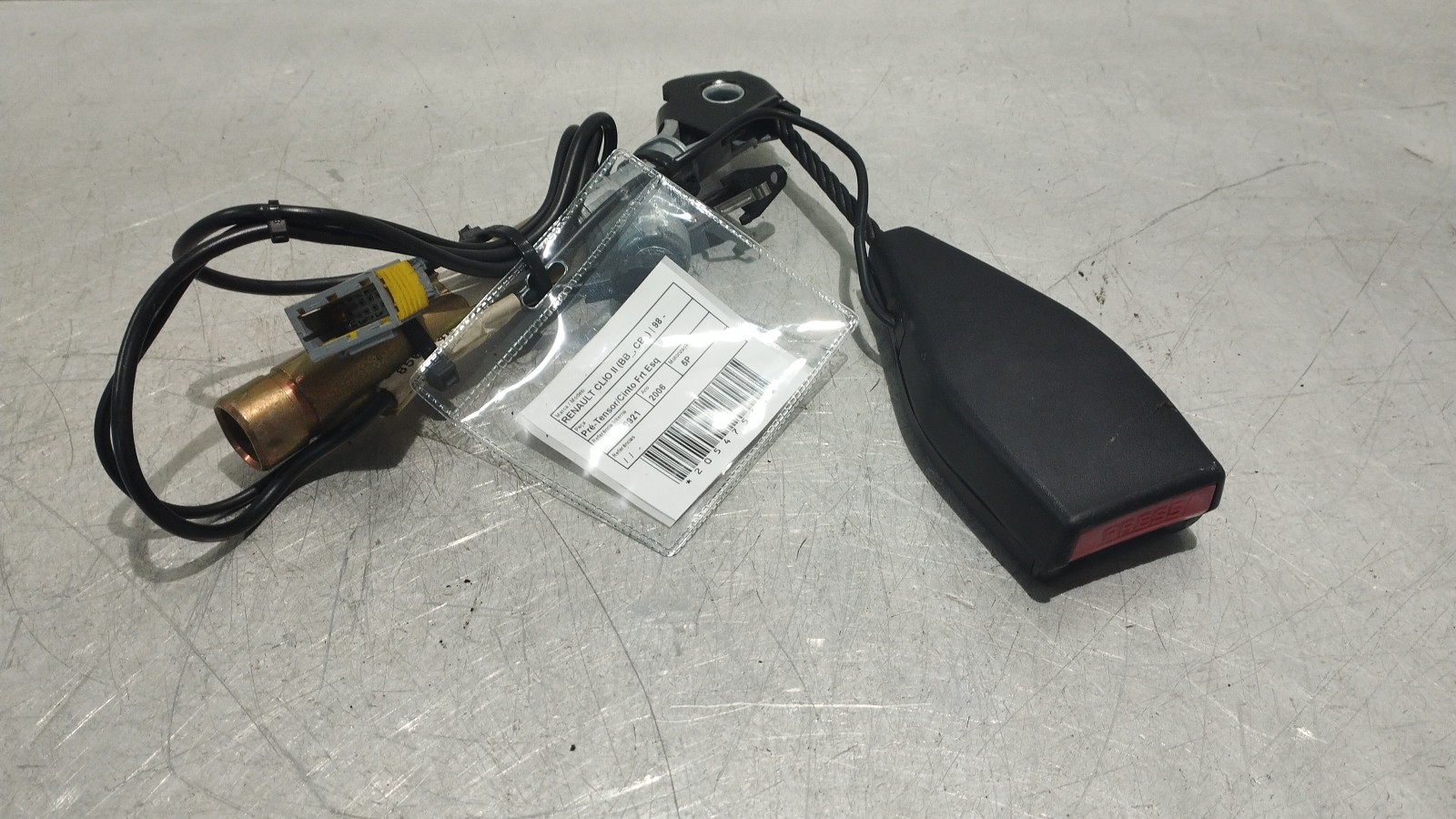 Pré-Tensor/Cinto Frente Esq RENAULT CLIO II (BB_, CB_) | 98 - 