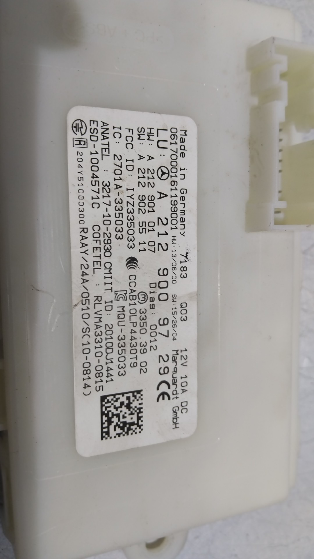 Módulo Entrada Sem Chave MERCEDES-BENZ B-CLASS (W246, W242) | 11 - 18 Imagem-1