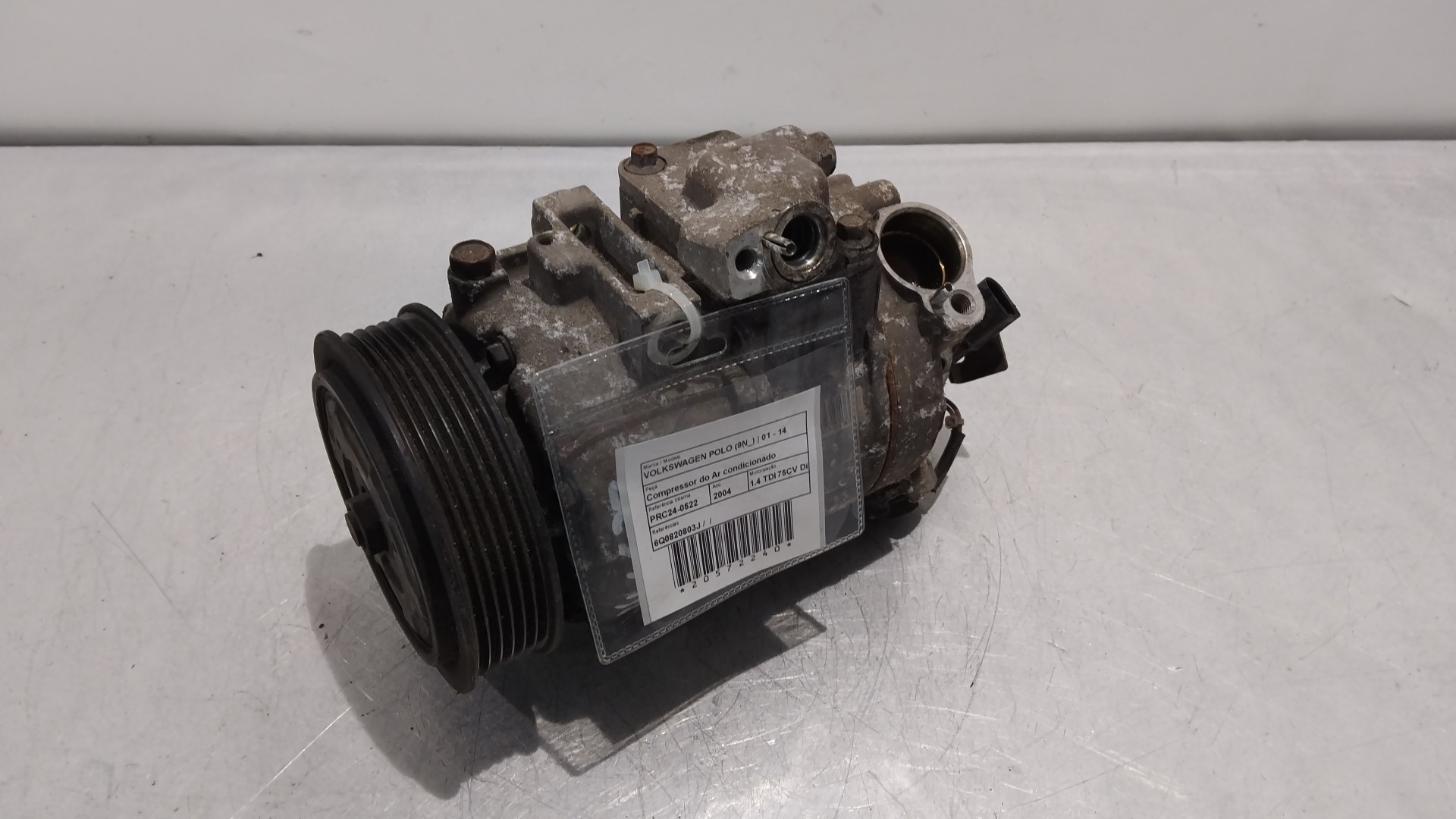 Compresseur de climatisation AC VOLKSWAGEN POLO (9N_) | 01 - 14