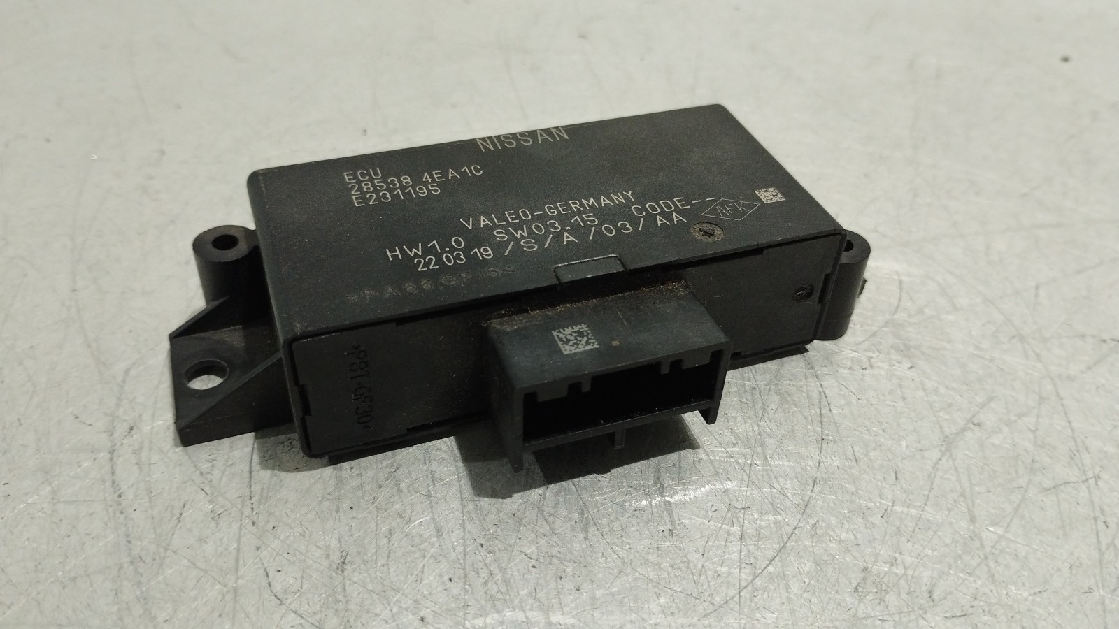 Module de capteur de stationnement NISSAN QASHQAI II (J11, J11_) | 13 - 