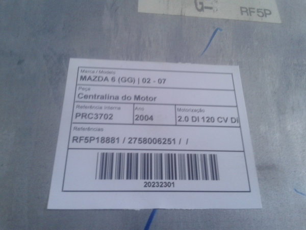 Calculateur moteur MAZDA 6 três volumes (GG) | 02 - 08