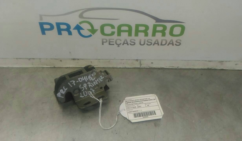 Serrure de porte coulissante droite MERCEDES-BENZ SPRINTER 3,5-t Camião de plataforma/chassis (906) | 06 - 