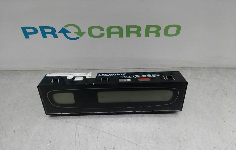 Pantalla multifuncion RENAULT LAGUNA II (BG0/1_) | 01 - 07 Imagem-0