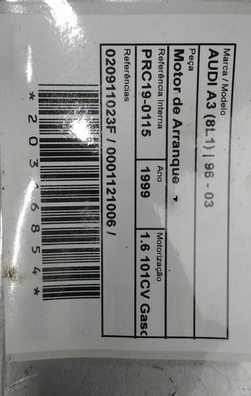Motor de Arranque AUDI A3 (8L1) | 96 - 06 Imagem-5