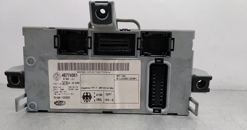 Modulo electronico FIAT PUNTO (188_) | 99 - 12