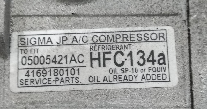 Compressor aire acondicionado CHRYSLER VOYAGER III (RG, RS) | 99 - 08 Imagem-3