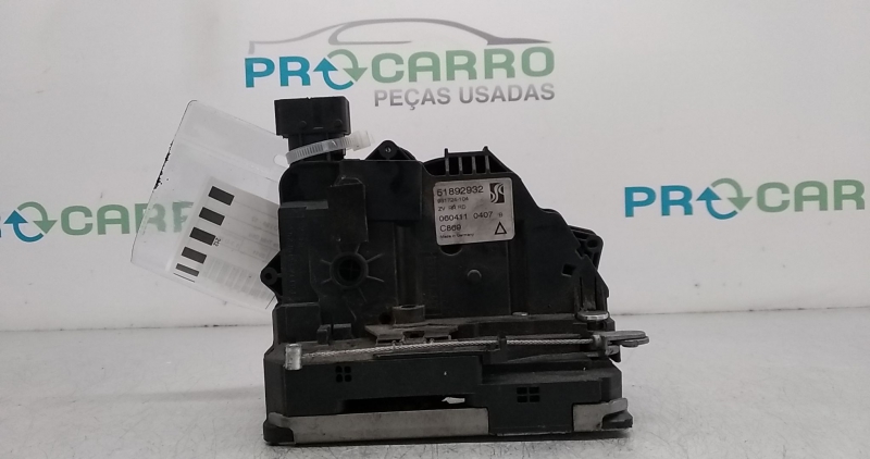 Rear right lock FIAT PUNTO EVO (199_) | 08 - 