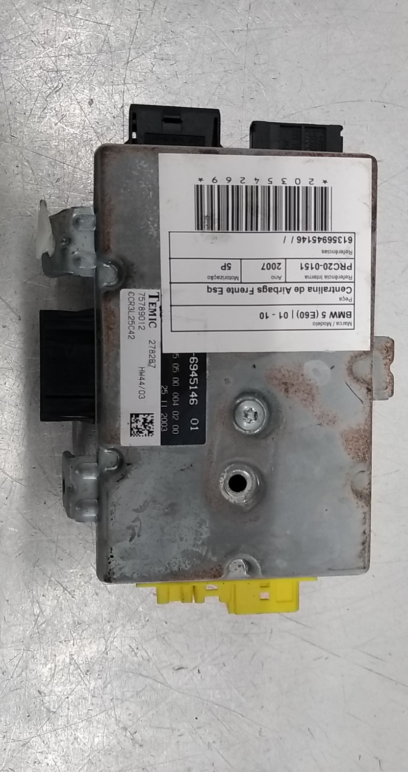 Centralina de Airbags Frente Esq BMW 5 (E60) | 01 - 10