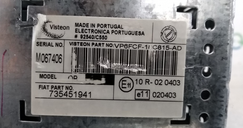 Radio  FIAT BRAVO II (198_) | 06 -  Imagem-2