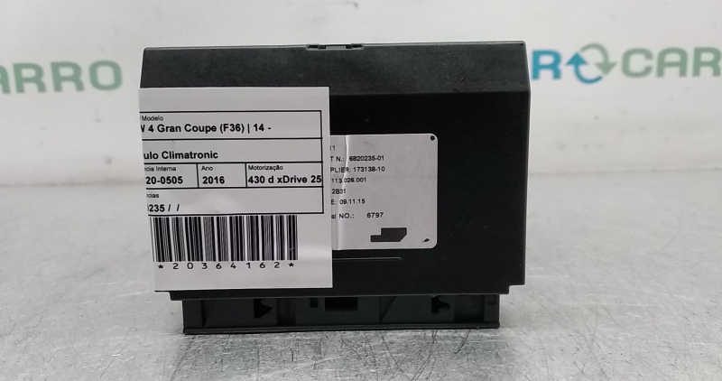 Módulo Climatronic BMW 4 Gran Coupe (F36) | 14 - 