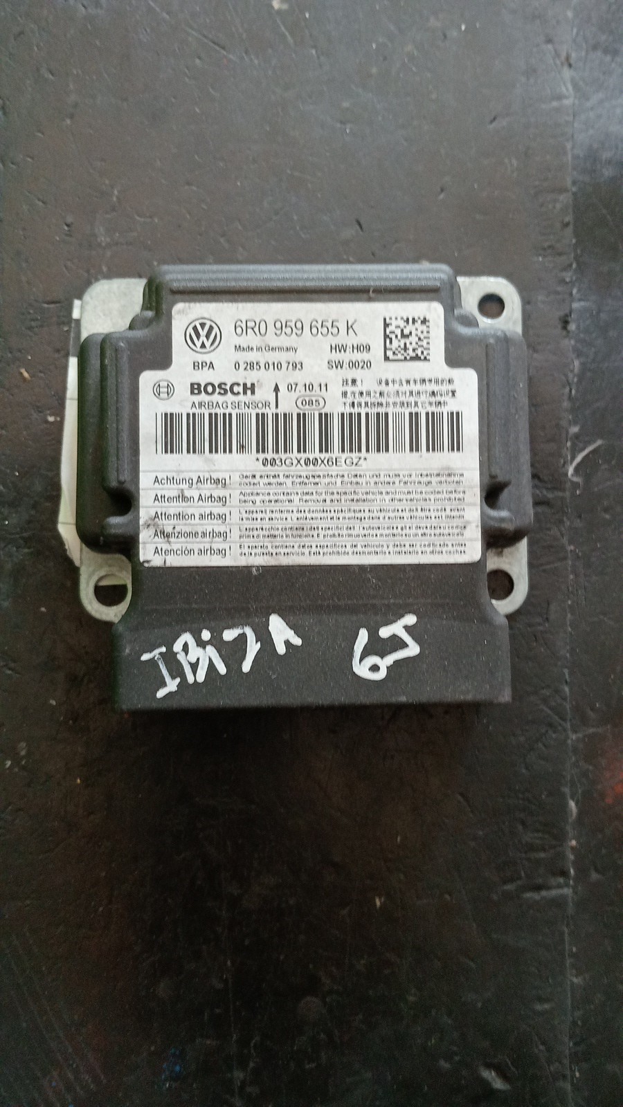 Centralina de Airbags SEAT - ID S_85578