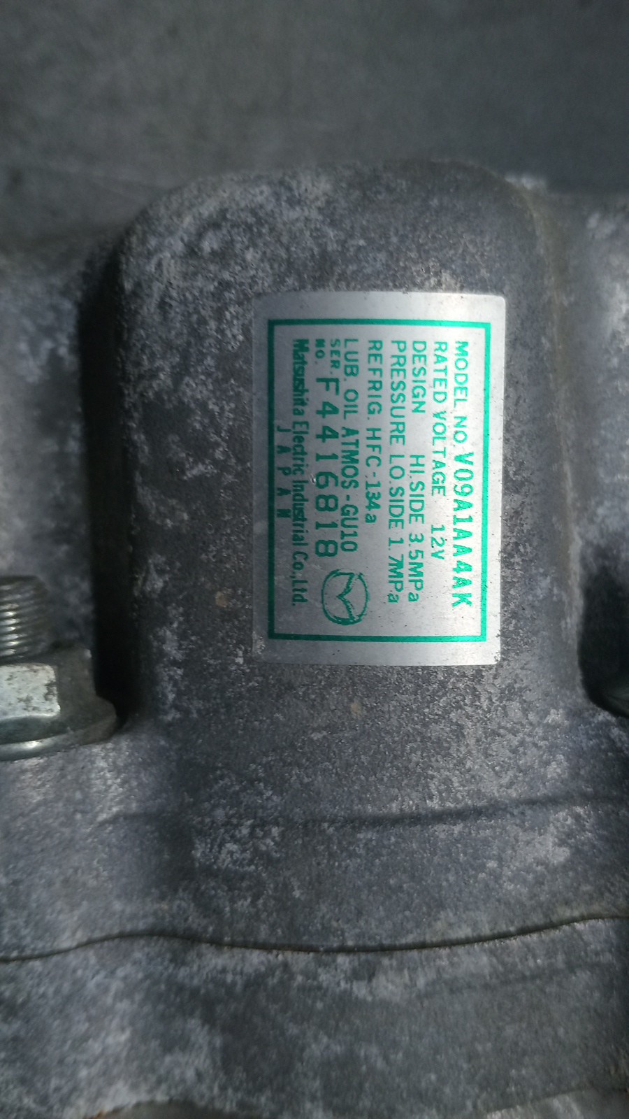 Compressor do Ar condicionado MAZDA 2 (DE_, DH_) | 07 - 15 Imagem-1