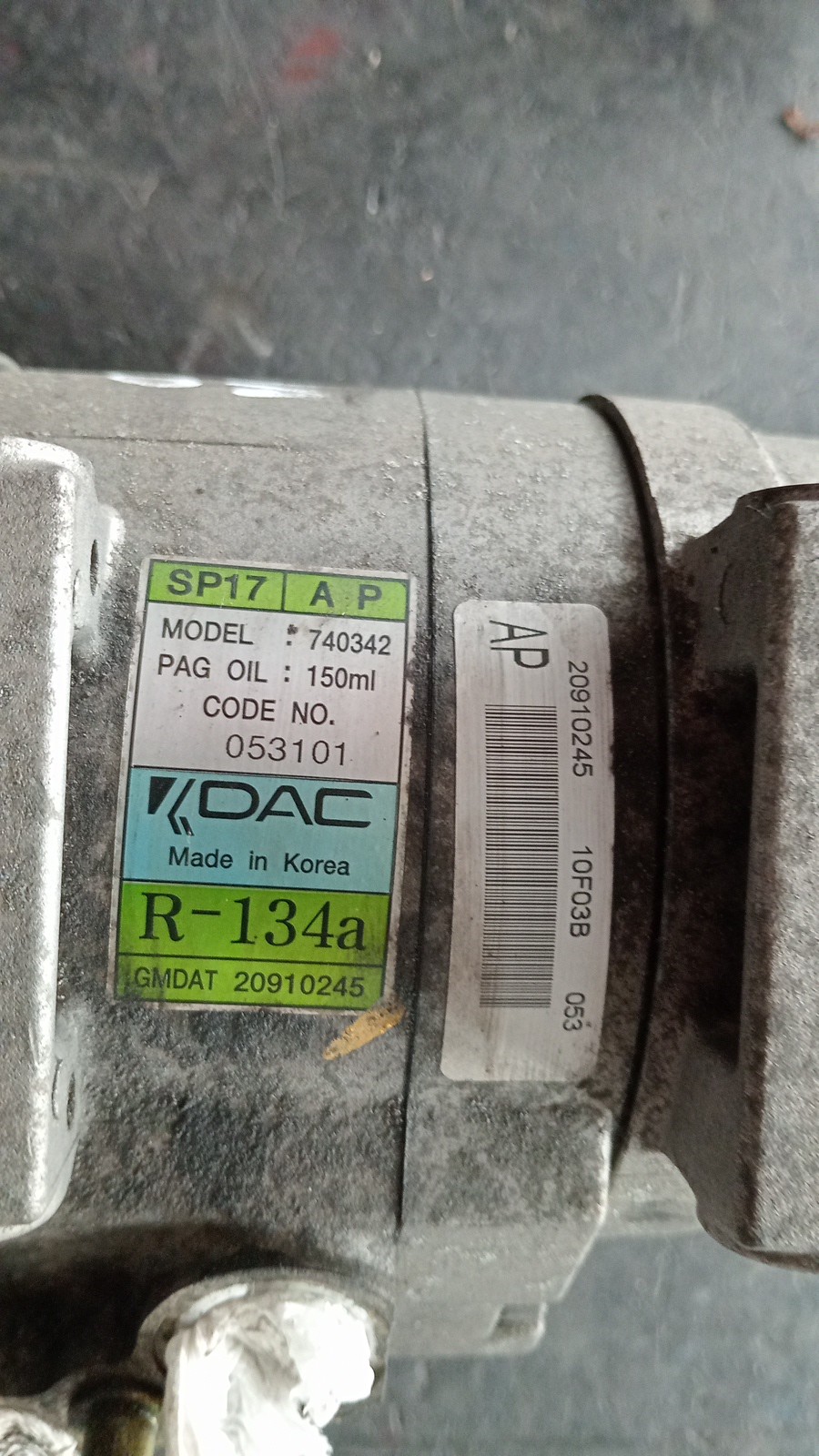 Compressor do Ar condicionado CHEVROLET CAPTIVA (C100, C140) | 06 -  Imagem-1