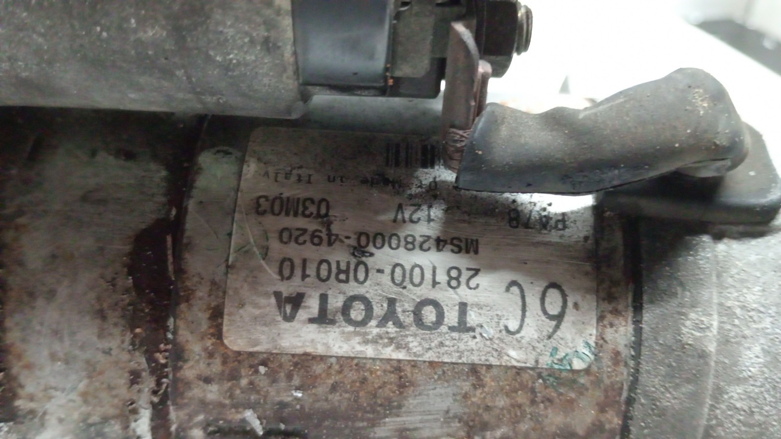 Motor de Arranque TOYOTA AVENSIS três volumes (_T25_) | 03 - 08 Imagem-1