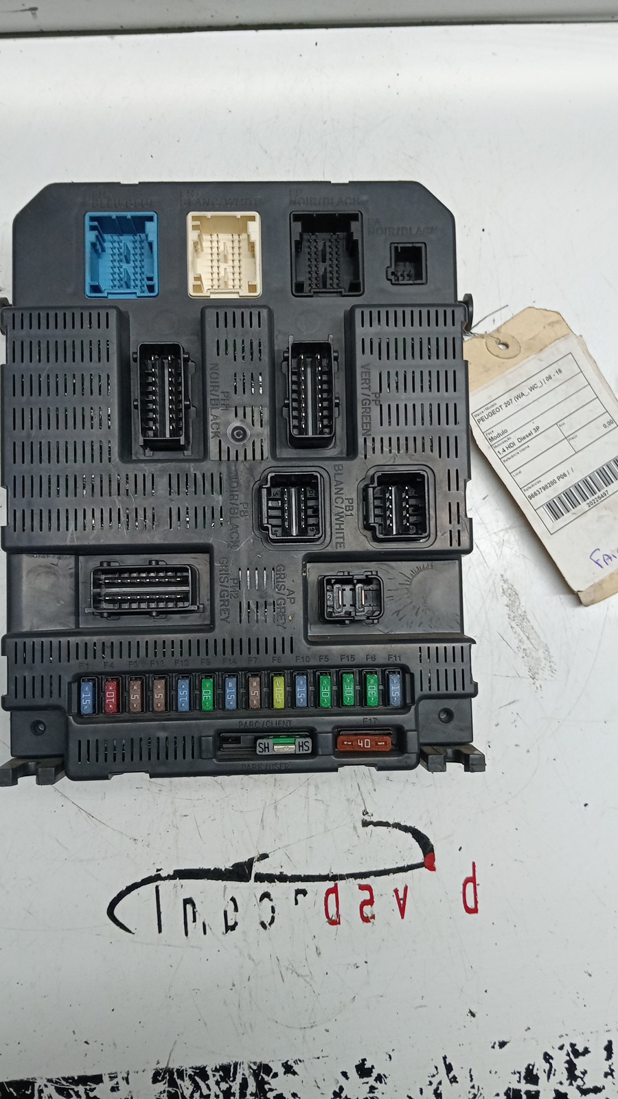 Modulo PEUGEOT 207 (WA_, WC_) | 06 - 15 Imagem-1