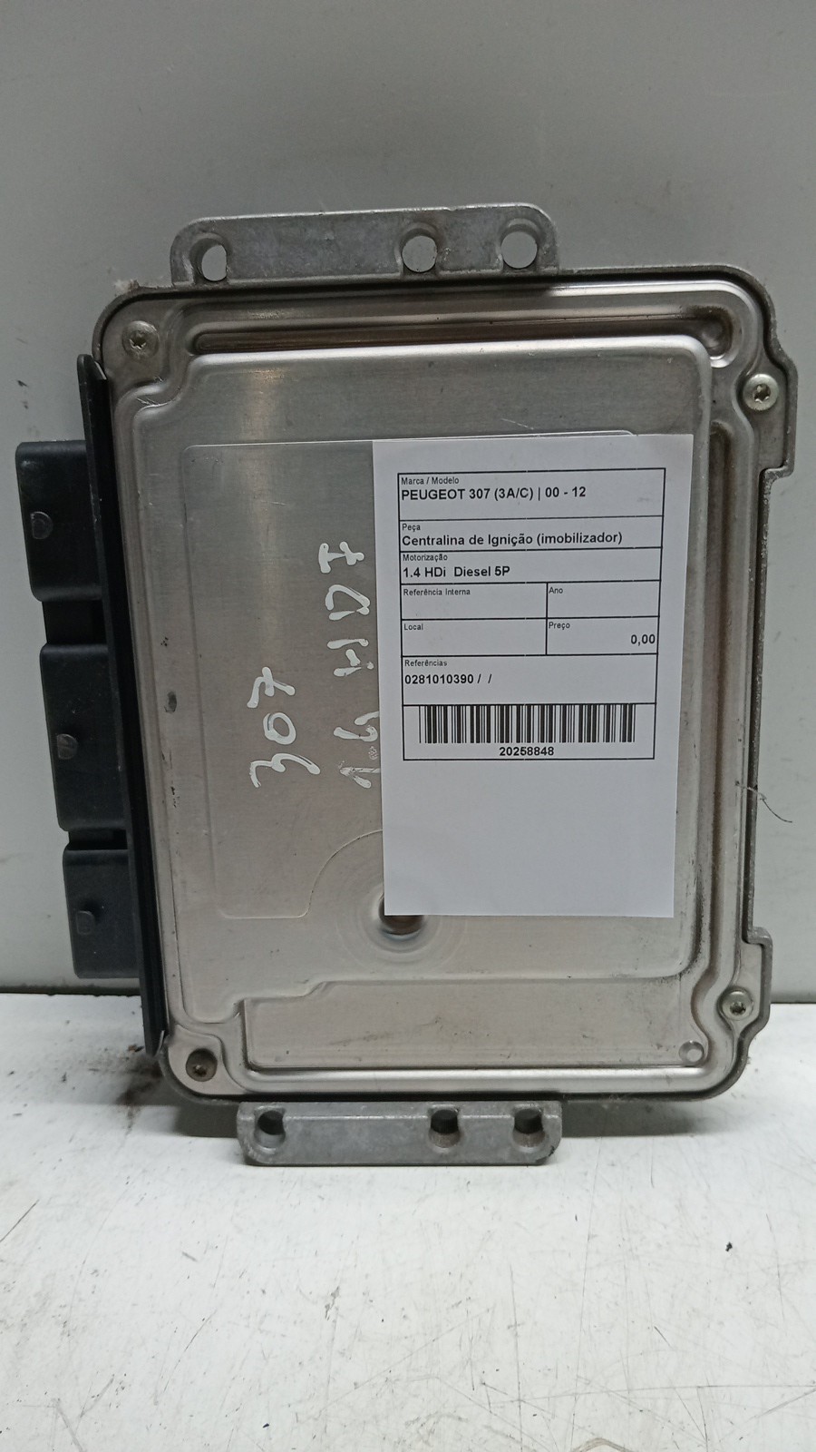 Centralina de Ignição (imobilizador) PEUGEOT - ID S_118847
