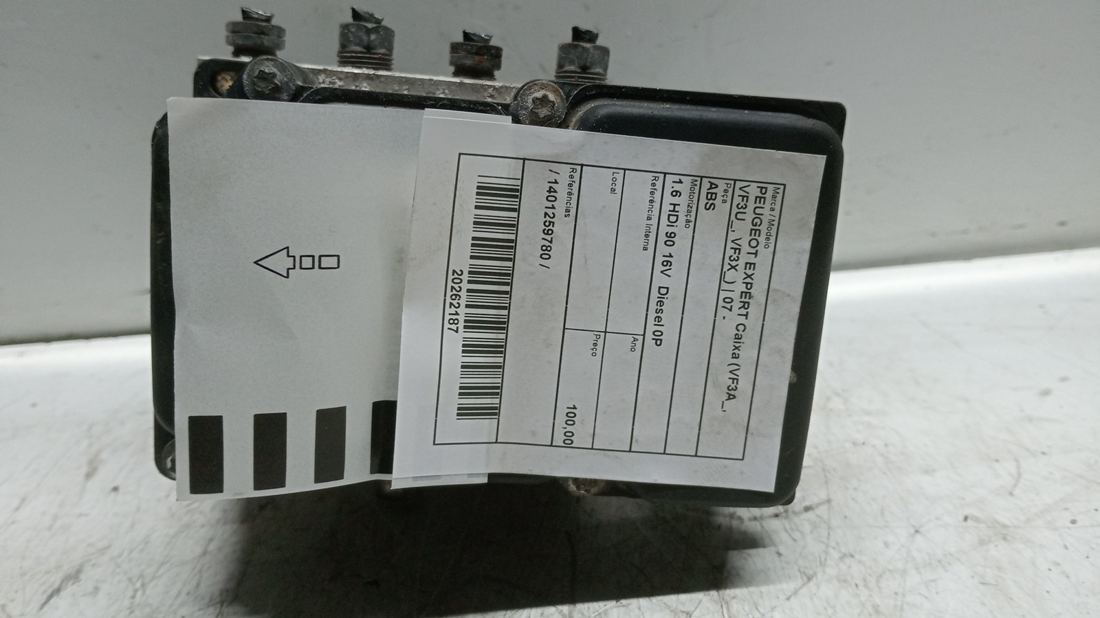 ABS PEUGEOT EXPERT Caixa (VF3A_, VF3U_, VF3X_) | 07 -  Imagem-1