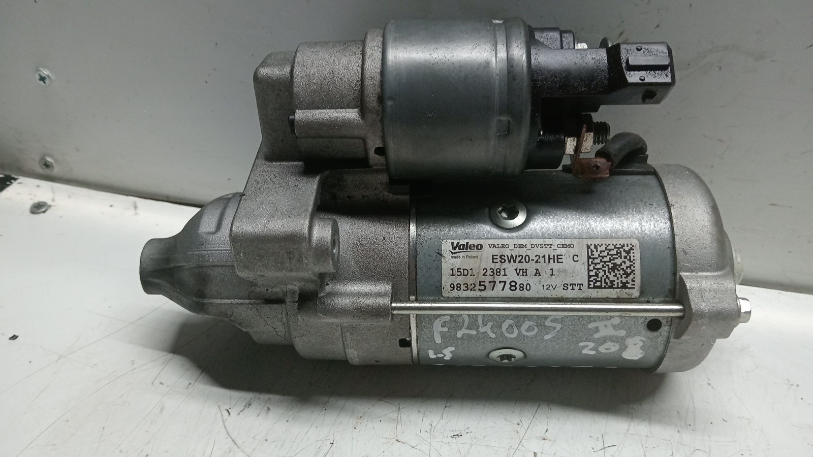 Motor de Arranque PEUGEOT - ID S_122356