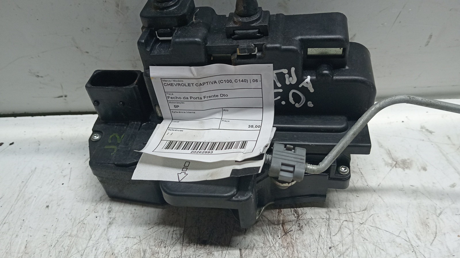 Fecho da Porta Frente Dto CHEVROLET CAPTIVA (C100, C140) | 06 -  Imagem-1