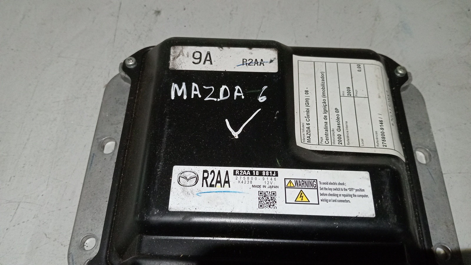 Centralina de Ignição (imobilizador) MAZDA 6 combi-coupe (GH) | 07 - 13 Imagem-1
