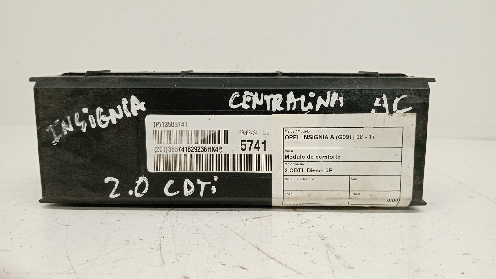 Modulo de comforto OPEL INSIGNIA A (G09) | 08 - 17 Imagem-1