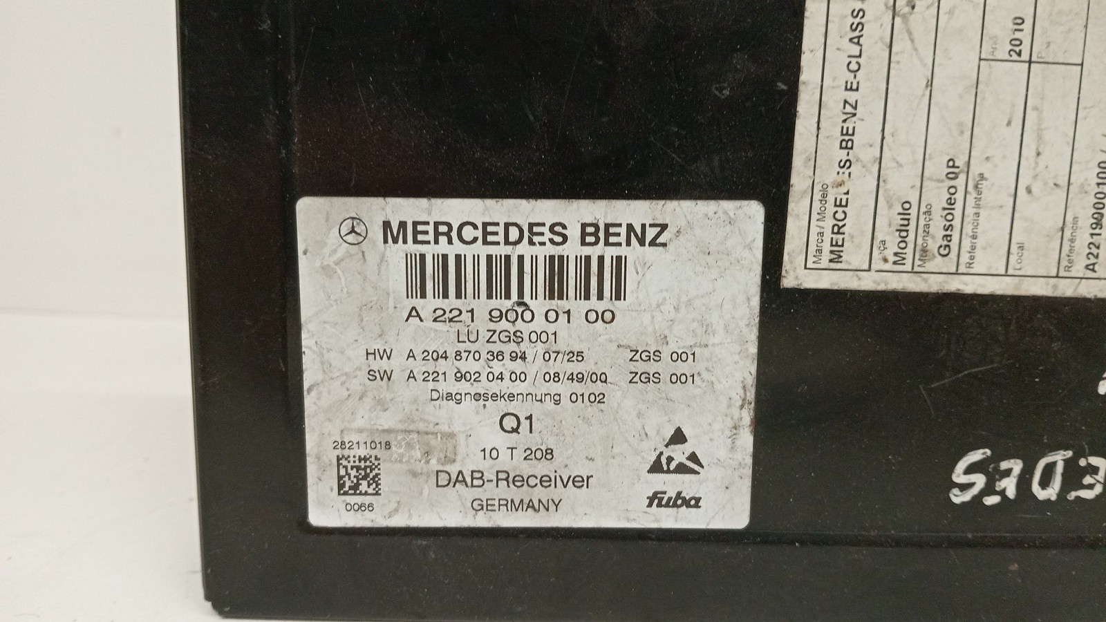 Modulo MERCEDES-BENZ E-CLASS (W212) | 09 - 16 Imagem-1